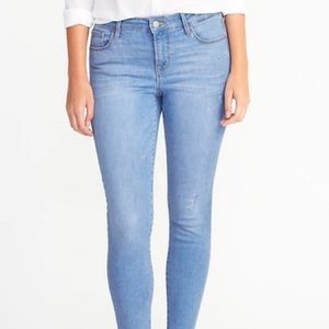 Old navy light wash high waisted jeans